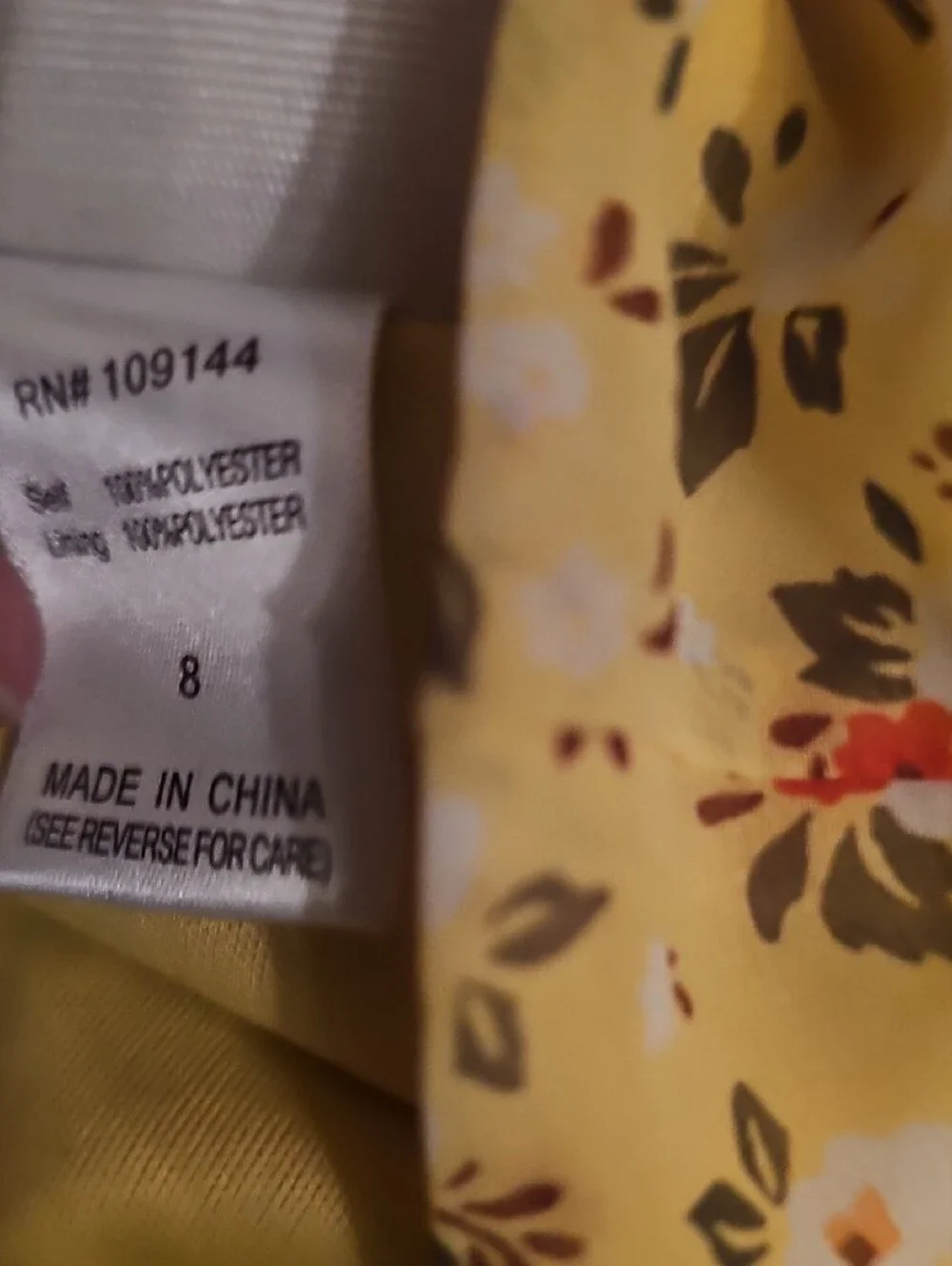 Lily Rose Yellow Floral Tiered Dress with Ruffles